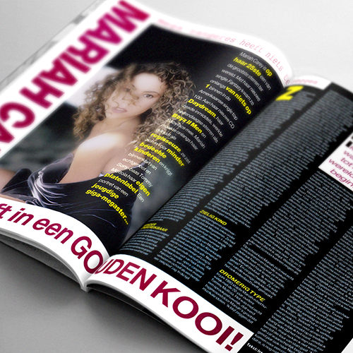 Mariah Carey - Hitkrant Magazine (The Netherlands) - October 3, 1995