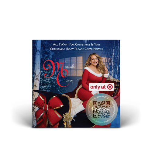 Mariah Carey - All I Want For Christmas Is You / Christmas (Baby Please Come Home) - 4" Tiny Vinyl