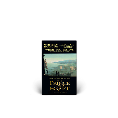Mariah Carey & Whitney Houston - When You Believe (From The Prince Of Egypt) - Cassette Single (United States)