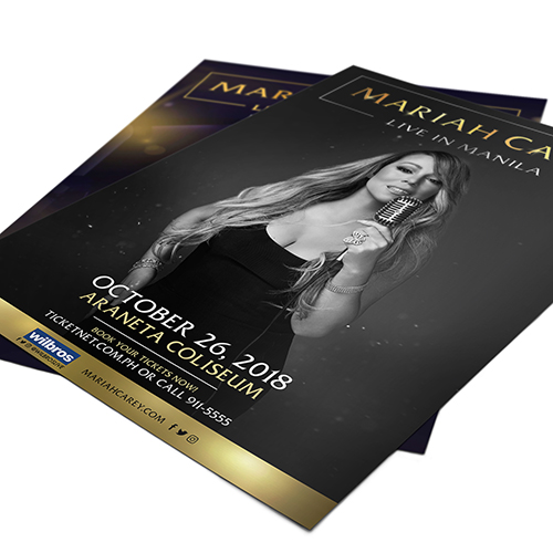 Mariah Carey - Mariah Carey Live In Concert - Publicity Material